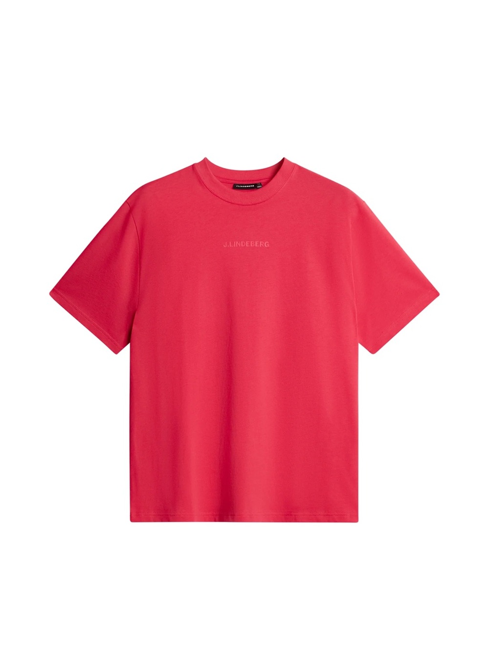 J.Lindeberg Hale Heavy Logo T-shirt Azalea Color